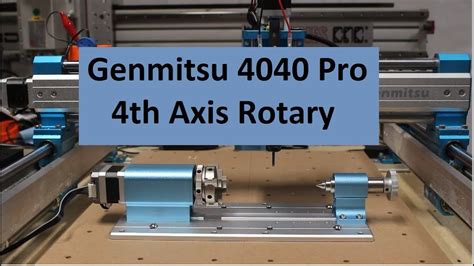 SainSmart <strong>Genmitsu</strong> series tenders desktop CNC machines that become funds friendly yet versatile and forceful. . Genmitsu 4th axis